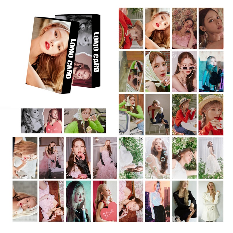 Set 30 Tấm Ảnh Lomo Card I-DLE Nxde TOMBOY Mi Yeon Minnie So-Yeon YUQI Shuhua