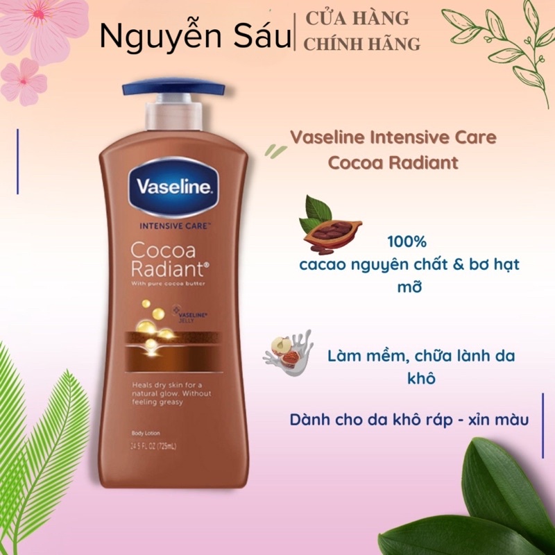 Sữa Dưỡng Thể Vaseline Healthy Bright 725ml