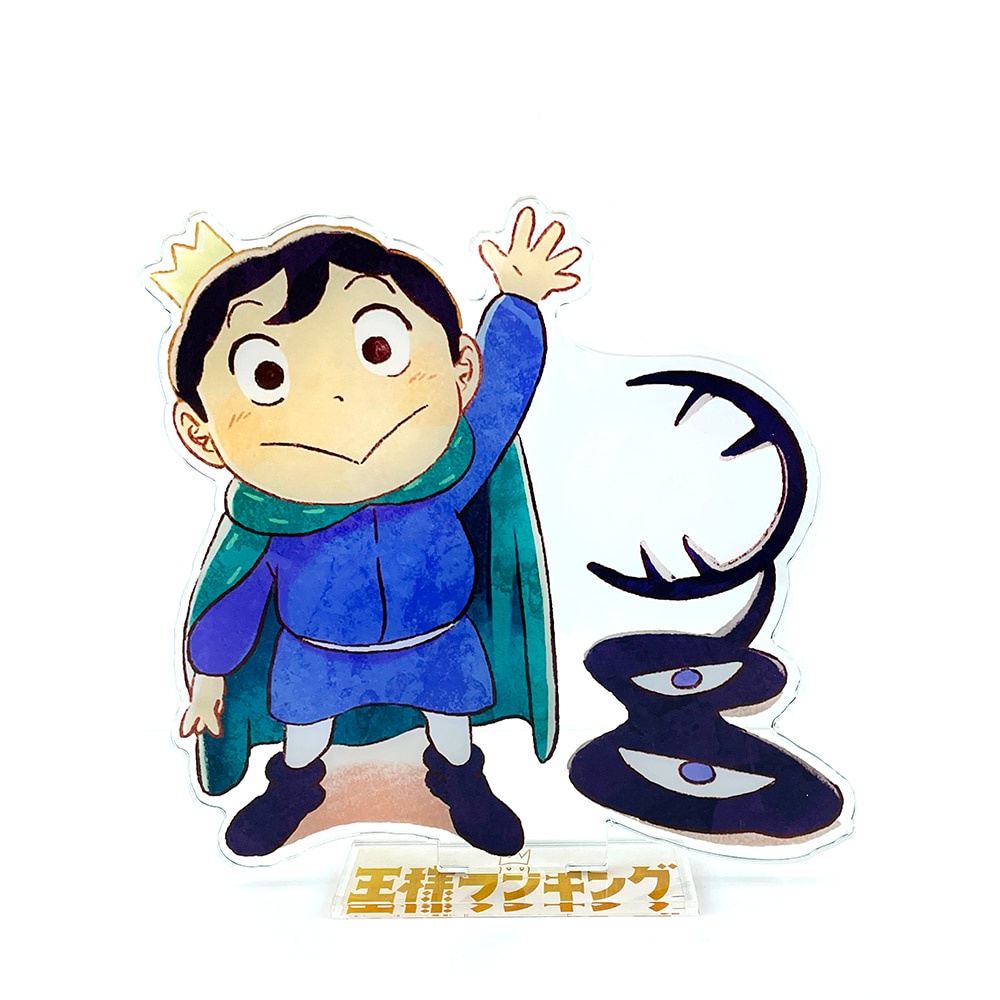 Ousama Xếp hạng Bojji và Kage acrylic đứng hoa văn tấm bánh topper anime