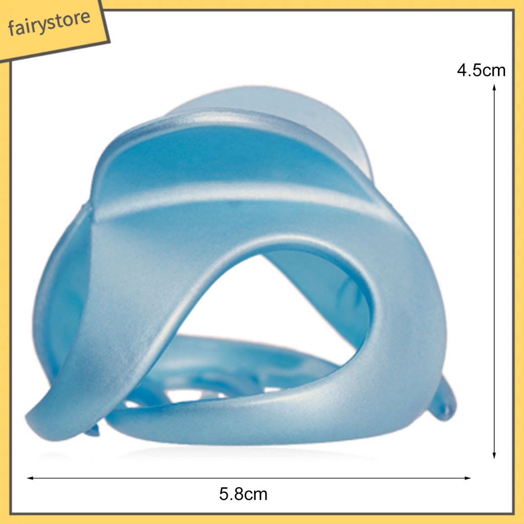 Kẹp Tóc Càng Cua Lớn Co Giãn Không Trượt Màu Sắc Tinh Khiết [Fairy1] [Fairy1]