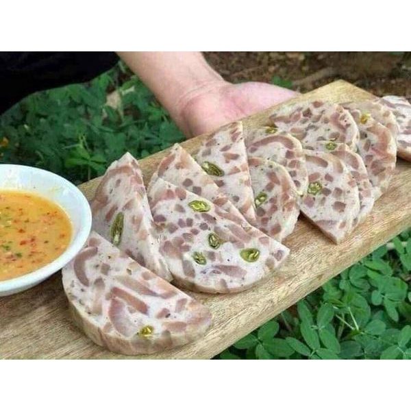 Chả da heo ớt xiêm xanh Huế cây 500g❤️ Tmart - thực phẩm sạch