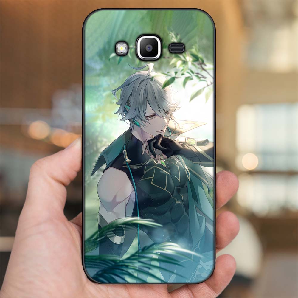 Ốp lưng Samsung J2 Prime, J3 2016, J5 2015 viền đen in hình Alhaitham Genshin Impact