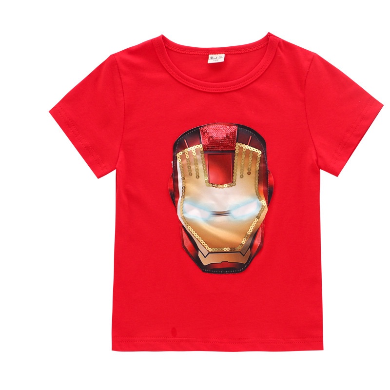 Áo Thun Tay Ngắn In Hình Ultraman Thời Trang Mùa Hè 2023 Cho Bé Trai 1-8 Tuổi