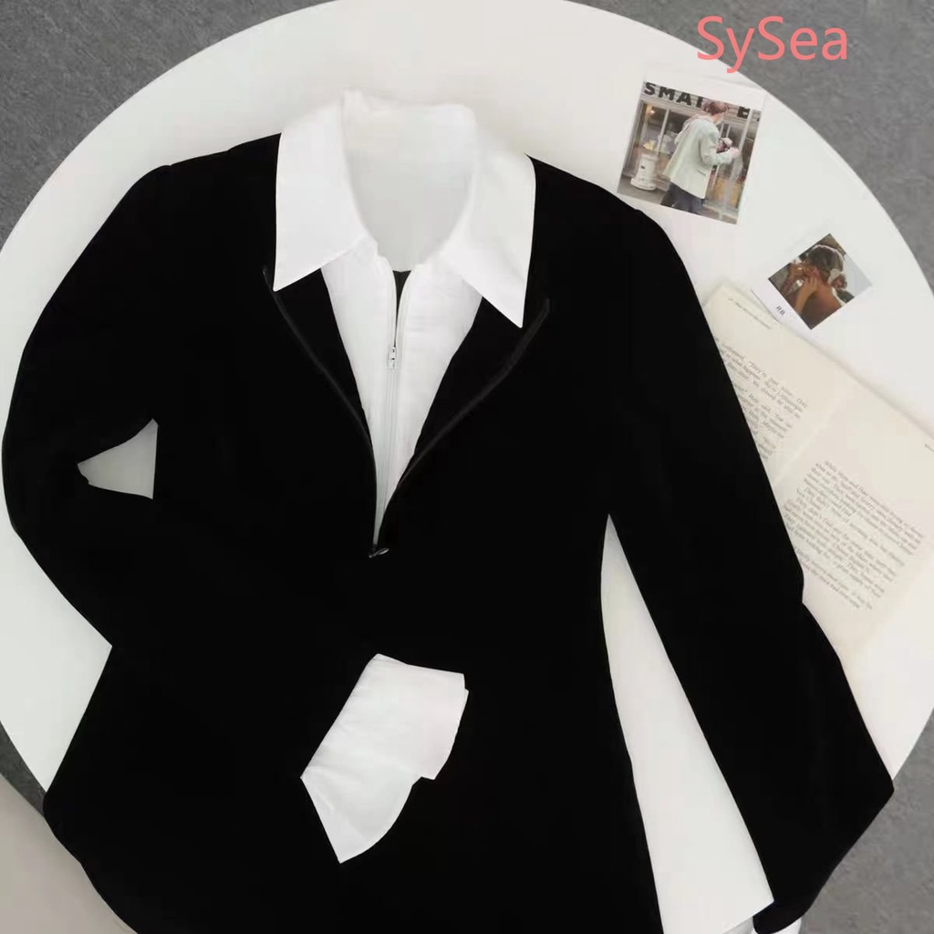 Đầm Nhung Dài Tay Ôm Dáng Gợi Cảm Theo Phong Cách One Piece Dành Cho Nữ