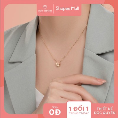 Dây Chuyền Vàng Tây Charming Heart DCMAMD615 Huy Thanh Jewelry