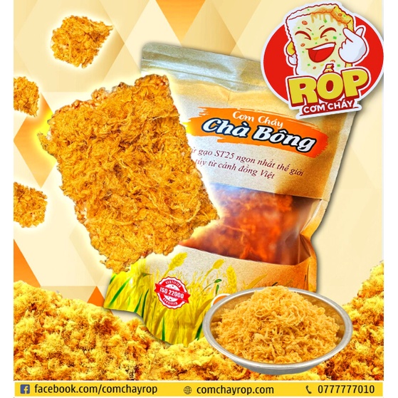 CƠM CHÁY SIÊU NHIỀU CHÀ BÔNG 2 size 80gram - 250gram
