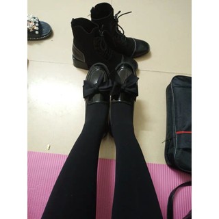 ORDER Giày da bóng gắn nơ Hàn Ulzzang ( có ảnh thât )