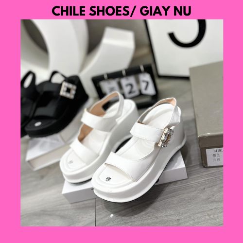 Sandal Nữ, Dép nữ đế xuồng 6P Sang chảnh đế nhẹ êm mềm thuận lợi cho việc di chuẩn xa