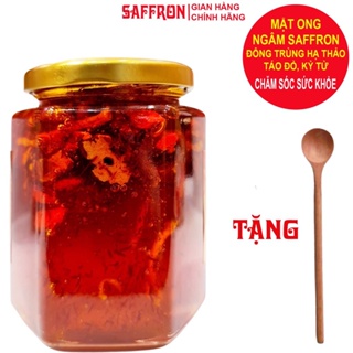 Mật ong saffron salam đông trùng hạ thảo kỷ tử táo đỏ lọ 180ml