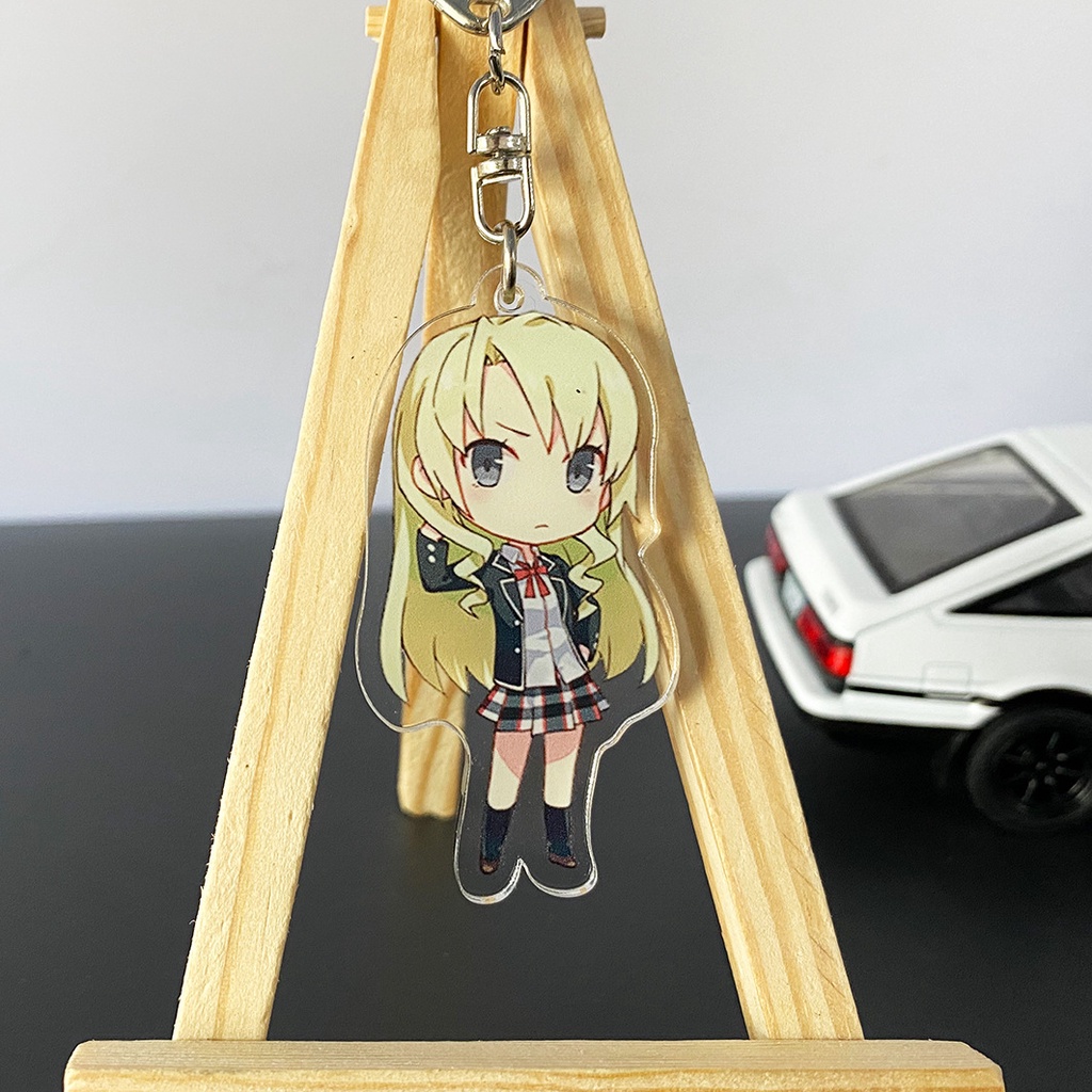 Móc khóa mica anime Oregairu - SNAFU Ebina, Iroha, Zaimokuza, Hayato, Komachi, Miura