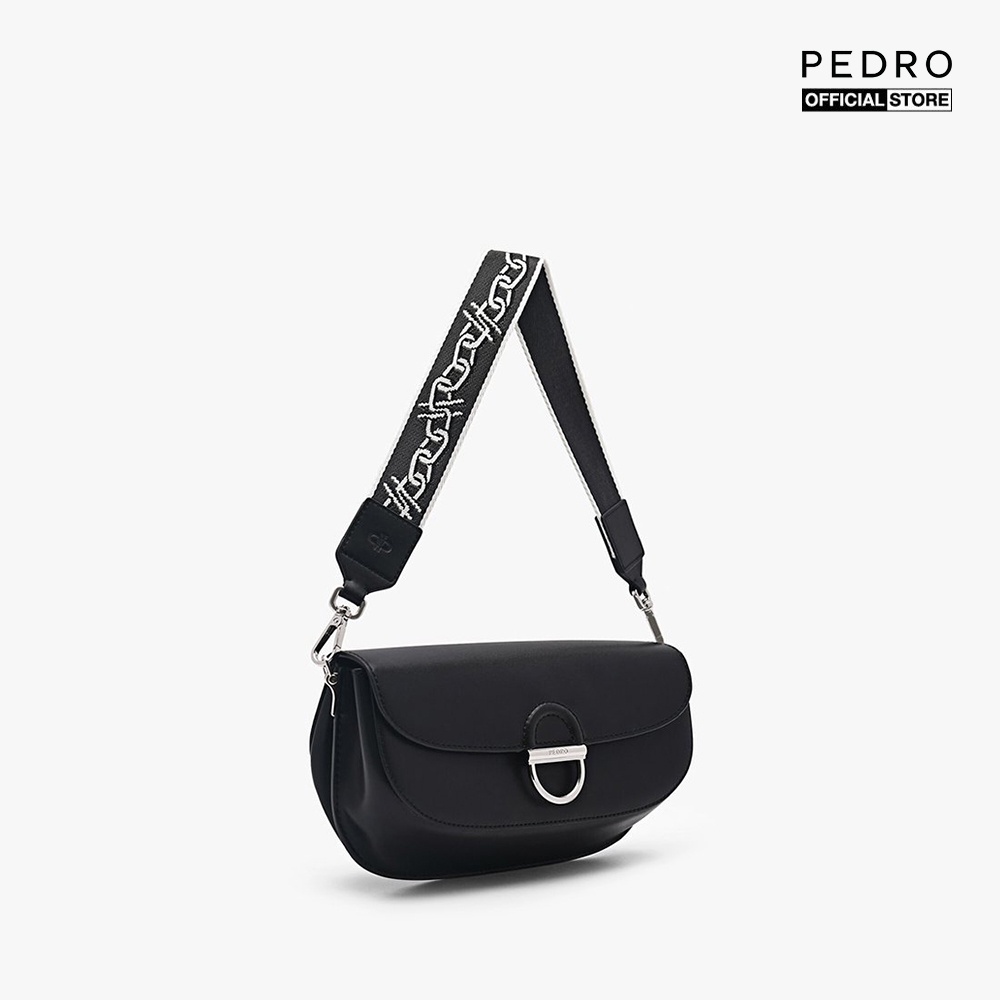 PEDRO - Túi đeo chéo nữ nắp gập phối khóa kim loại sang trọng PW2-76610063-01
