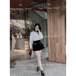 Sơ mi cổ tàu cúc ngọc siêu hot
