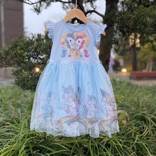 (XẢ LỖ) Váy Elsa 3 Màu Cho Bé Gái (Size Đại 15-23kg)