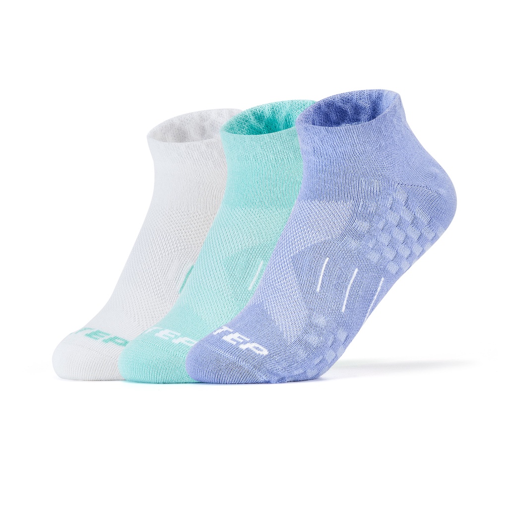 Set 3 đôi vớ XTEP cotton co giãn mềm mại xinh xắn dành cho nữ