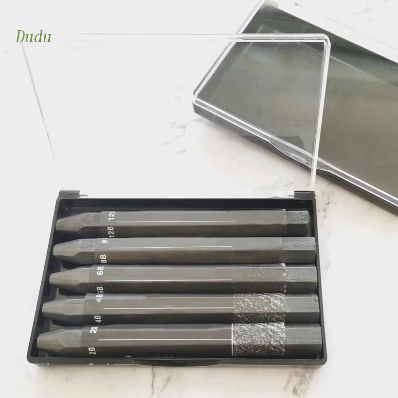 Set 5 Bút Chì Graphite Hòa Tan Trong Nước 2B 4B 6B 8B 12B Dành Cho Học Sinh