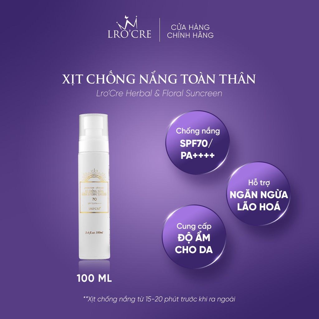 Xịt Chống Nắng Thảo Mộc