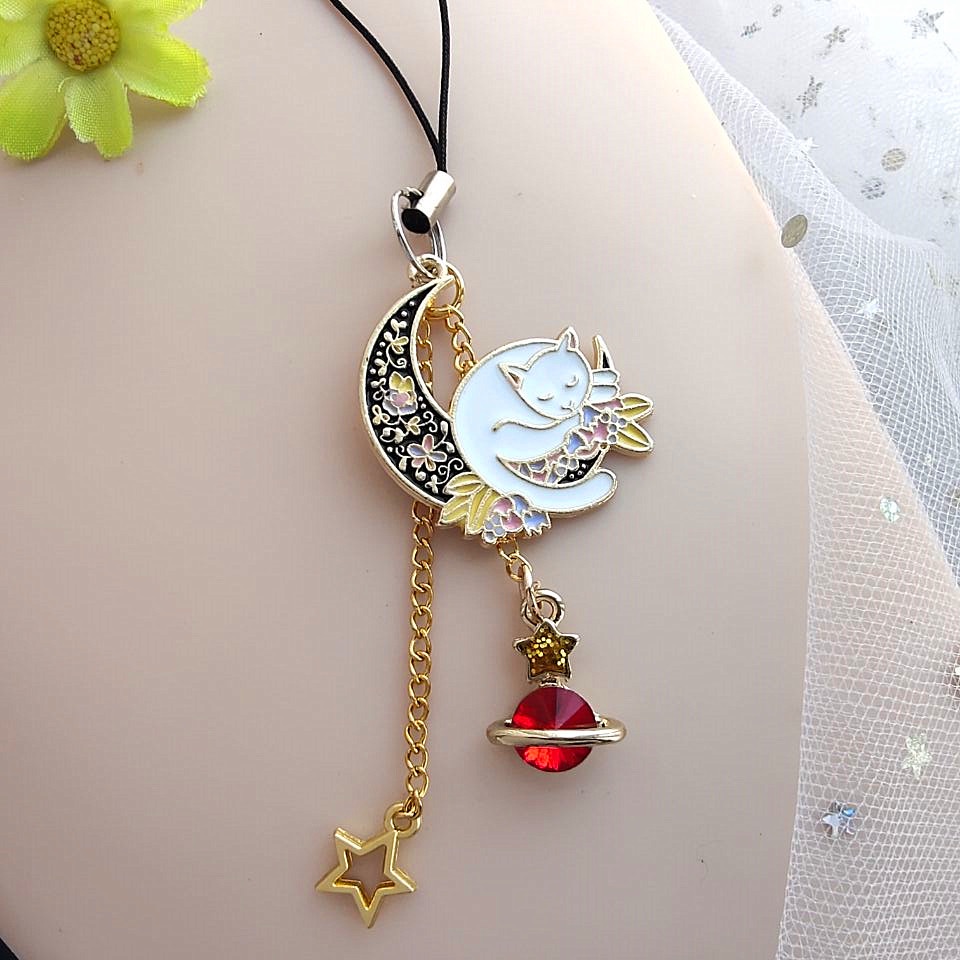 Mặt Dây Chuyền Hình Ngôi Sao Năm Cánh Trang Trí Điện Thoại Di Động Liang Mao satellite ornats