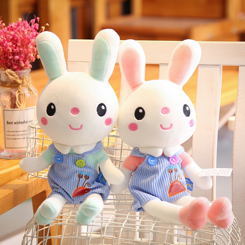 Thỏ Nhồi Bông Mặc Váy Dễ Thương Cho Bé