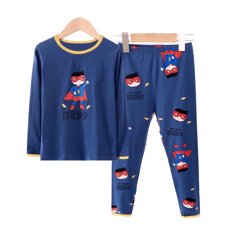 Bộ siêu nhân bé trai size đại hãng Mamdad kids