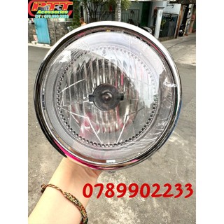 Pha đèn xe cub mới