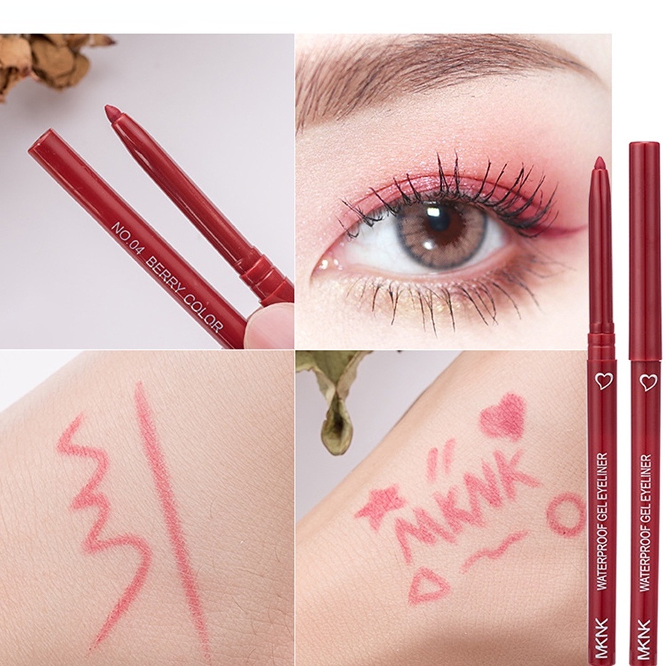 Bút Kẻ Mắt 6 Màu Tùy Chọn Chống Nước Lâu Trôi Dành Cho Nữ