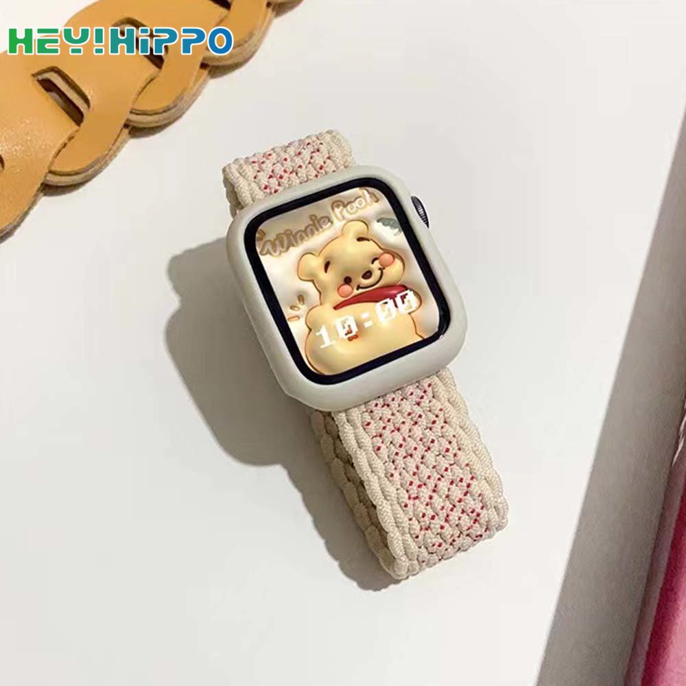 Dây Đeo nylon + Silicon Có Thể Điều Chỉnh Cho Đồng Hồ Thông Minh iwatch 45 / 44 / 42 / 41 / 40 / 38mm 8 / 7 / 6 / 42 / 41 / 40 / 38mm