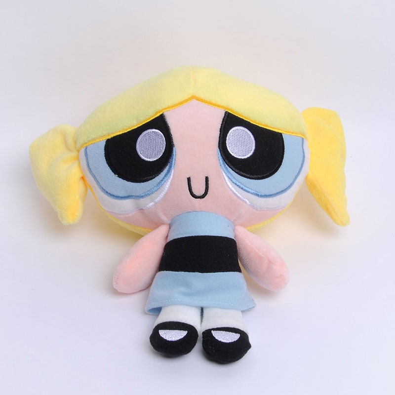 Mới Set 3 Thú Nhồi Bông Hình Nhân Vật Phim Powerpuff Girls 20cm