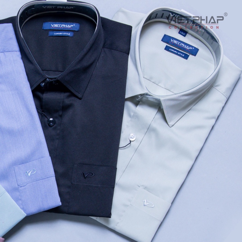 Áo sơ mi Bamboo ngắn tay nam VIỆT PHÁP / Form Luxury / Chất liệu Sợi Tre Cao Cấp thấm hút mồ hôi tốt 2204