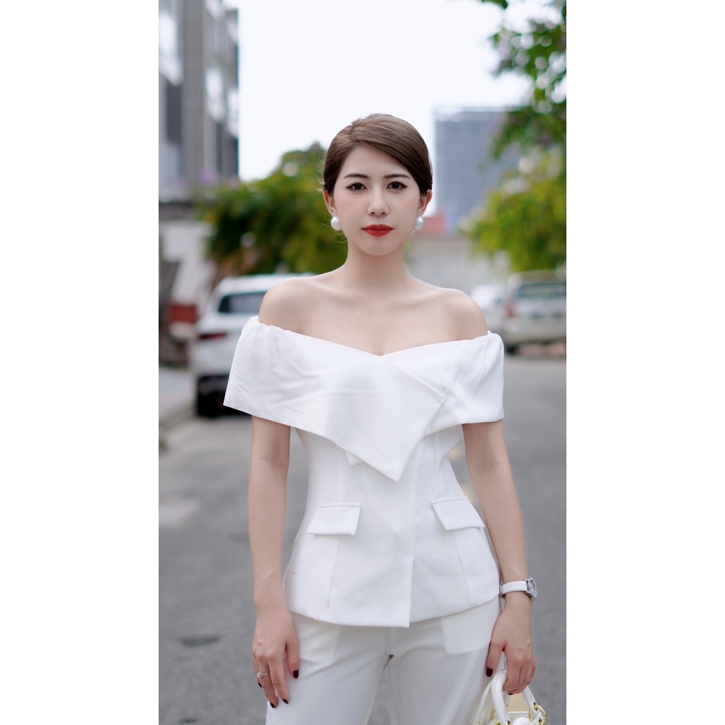 Áo Peplum Trễ Vai Sang Trọng 4YOUNG A2232