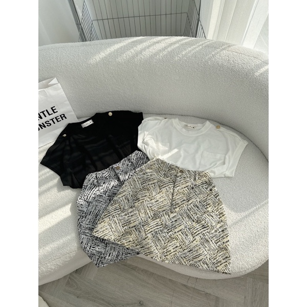 SET PULL CỔ TRÒN + CHÂN VÁY DẠ