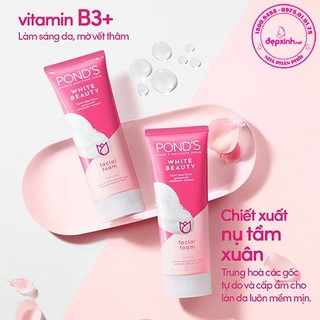sữa rửa mặt pond's 50g hồng/đen