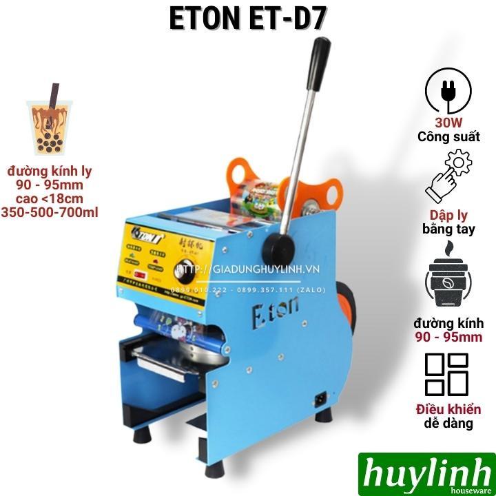 Máy dập ép miệng cốc ly bằng tay ETON ET-D7 - Máy móc pha chế