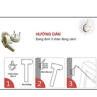 Đinh 3 chân treo khung tranh,ảnh