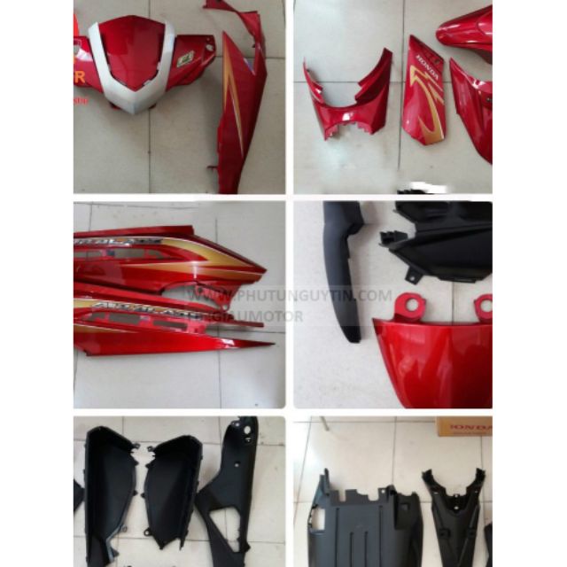 Full dàn áo Airblade 2010 FI hàng Zin Chính hãng Honda - VJC SÀI GÒN