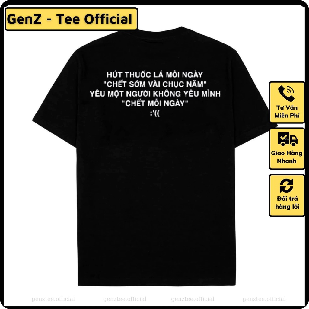 Áo thun HUTTHUOCLAMOINGAY phong cách trẻ trung năng động form rộng nam nữ đủ size