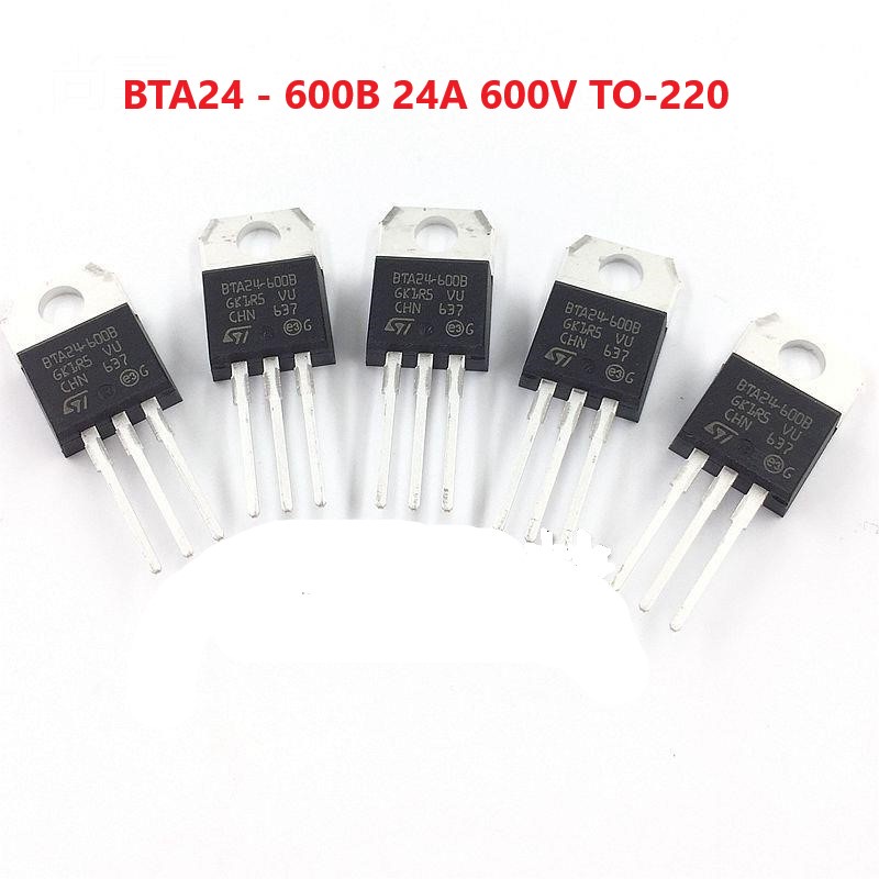 BTA06, BTA08, BTA12, BTA16, BTA20, BTA24, BTA41, BT151 - 600B, 700B, 800R Thysistor 6A, 8A, 12A, 20A, 24A  600V TO-220