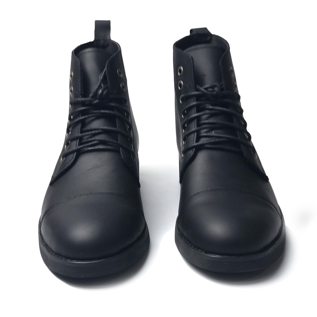 Giày cao cổ Vanguard Boots MAD Black nam da bò sáp ngựa điên cao cấp chính hãng chất lượng tốt giá rẻ tại hà nội