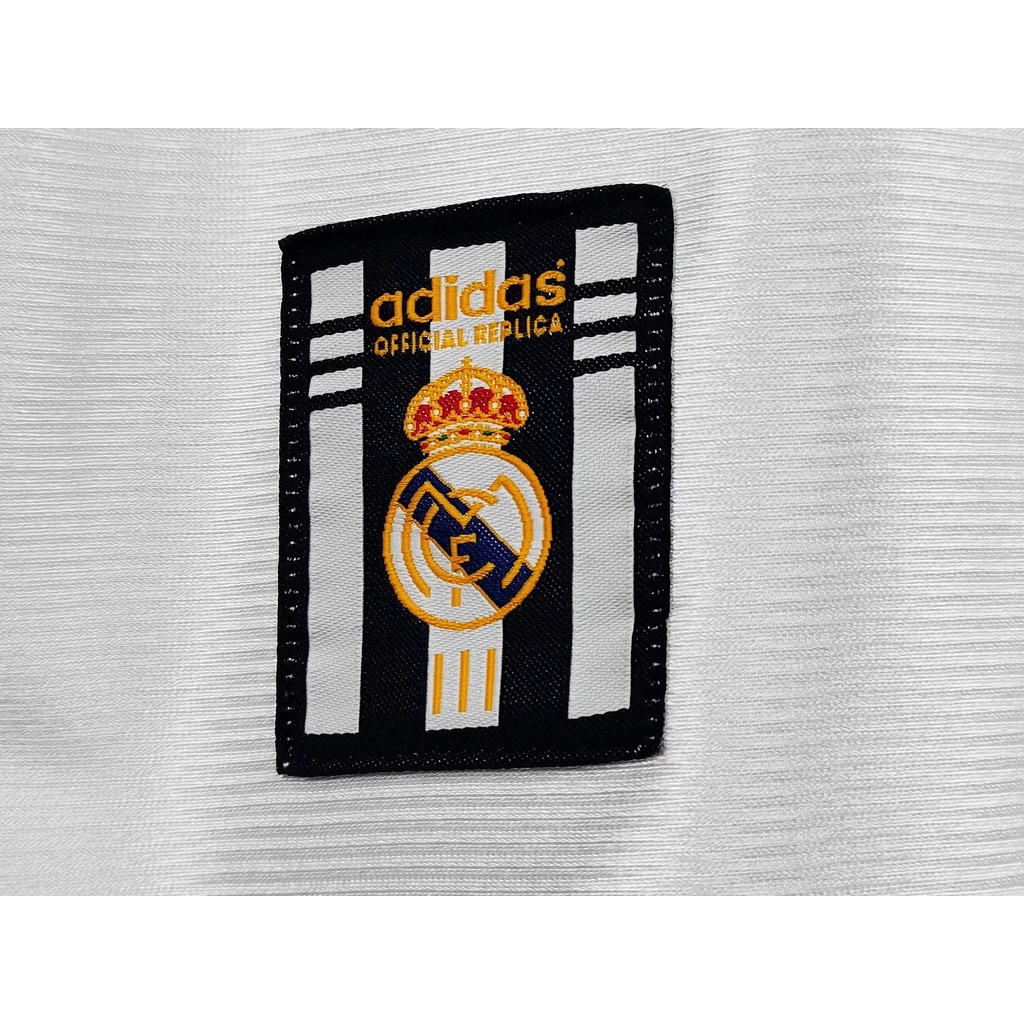 Áo Bóng Đá Đội Tuyển Real Madrid 98-00 Phong Cách Retro