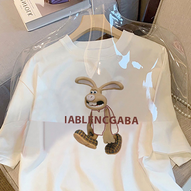 NRVP Áo thun 100% cotton tay ngắn dáng suông in họa tiết trẻ trung thời trang unisex size 5XL