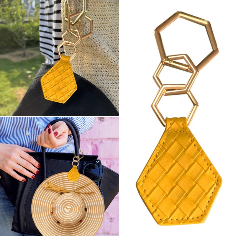 Dây Kẹp Mũ Da PU Có Nam Châm Nhiều Màu