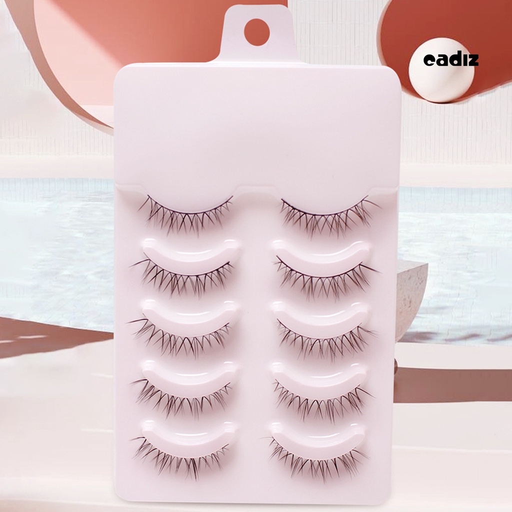 Set 5 Cặp Lông Mi Giả Không Gây Kích Ứng Tự Nhiên 7 Phong Cách Chuyên Dụng Trang Trí Sinh Viên
