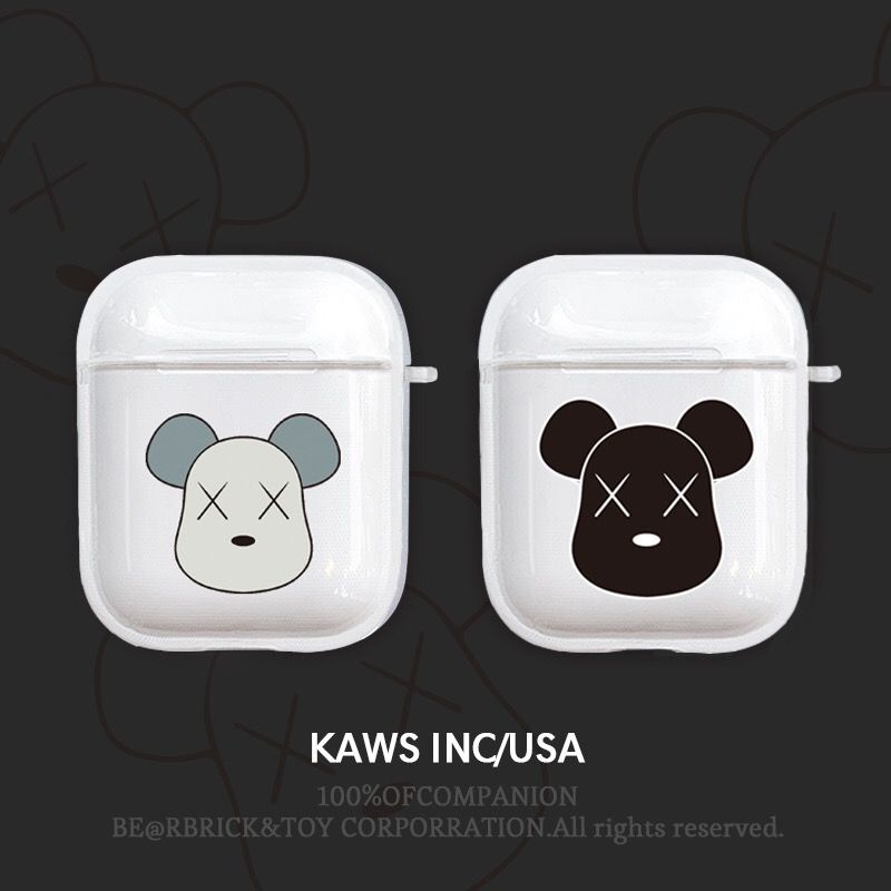 Vỏ Bảo Vệ Hộp Sạc Tai Nghe Airpods1 Pro3 Apple AirPods2 airpods1airpods2AirPods MKI5 Hình KAWS Sesame Street Dễ Thương