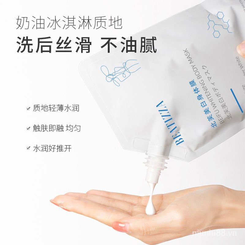 Mặt Nạ Toàn Thân Làm Trắng Da Tự Nhiên Có Hương Thơm Nhanh Chóng Cho Nam Và Nữ