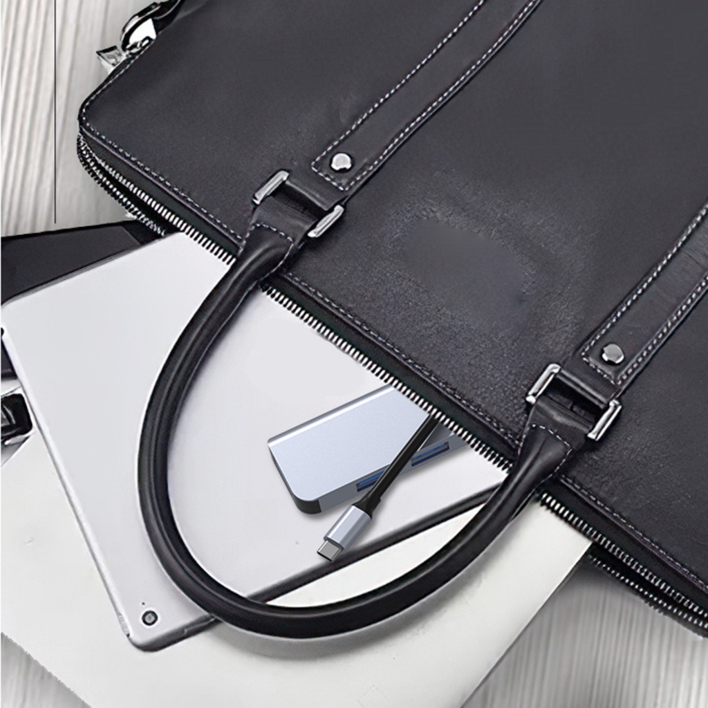 Bộ chuyển đổi LENOVO ra 4 cổng USB loại C hình hoa hướng dương cho điện thoại di động