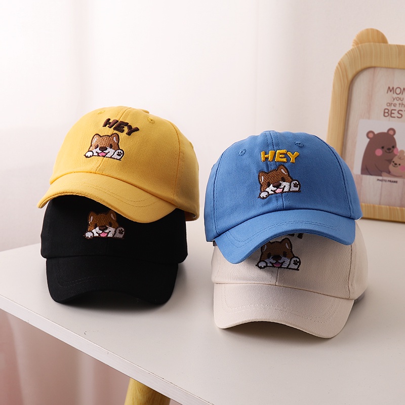 Mũ Lưỡi Trai Thêu Họa Tiết Hoạt Hình Dễ Thương Cho Bé