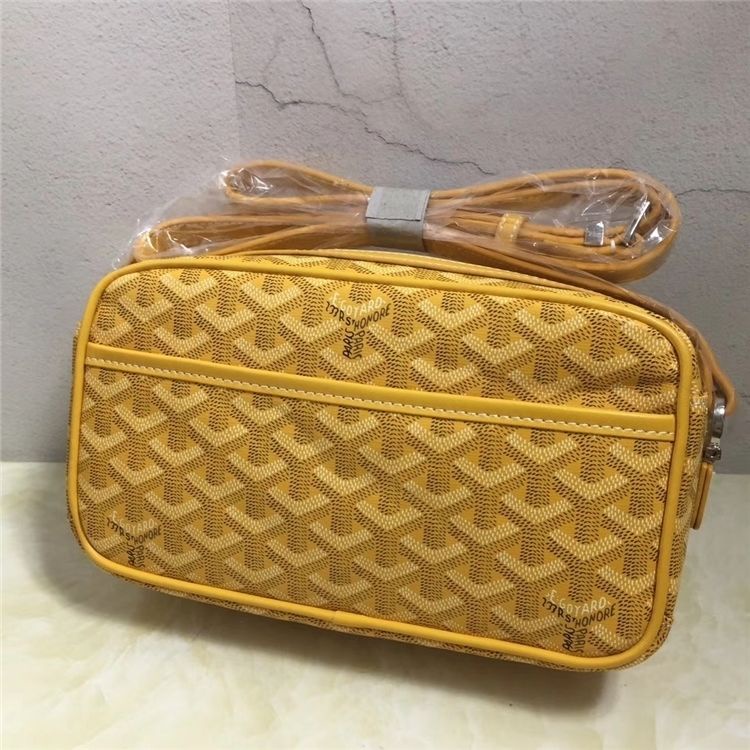 GOYARD Túi Xách Đeo Chéo Hình Vuông Nhỏ Đựng Máy Ảnh Họa Tiết Răng Chó Thời Trang Hàn Quốc Cho Nam Và Nữ