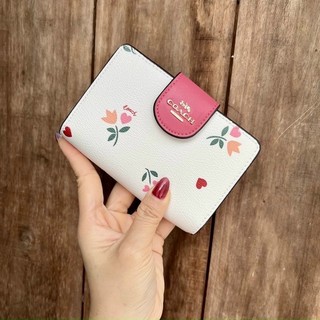 Ví coach nữ Coach  wallet medium corner zip wallet