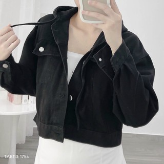 ÁO KHOÁC JEANS CROPTOP (KÈM VIDEO HÌNH THẬT)