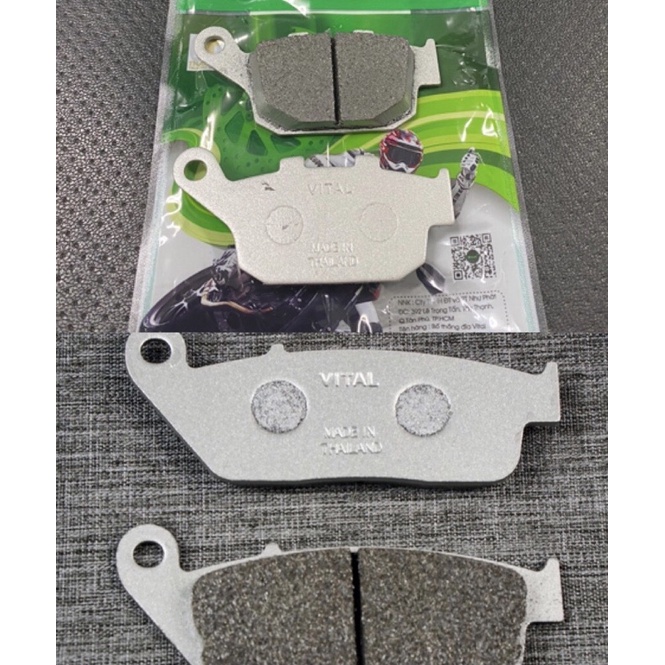 Bộ Má Phanh Trước Và Sau Cho Xe Mô Tô Honda Cb500X 2014 2015 2019 2020 hiệu Vital chính hãng thái lan