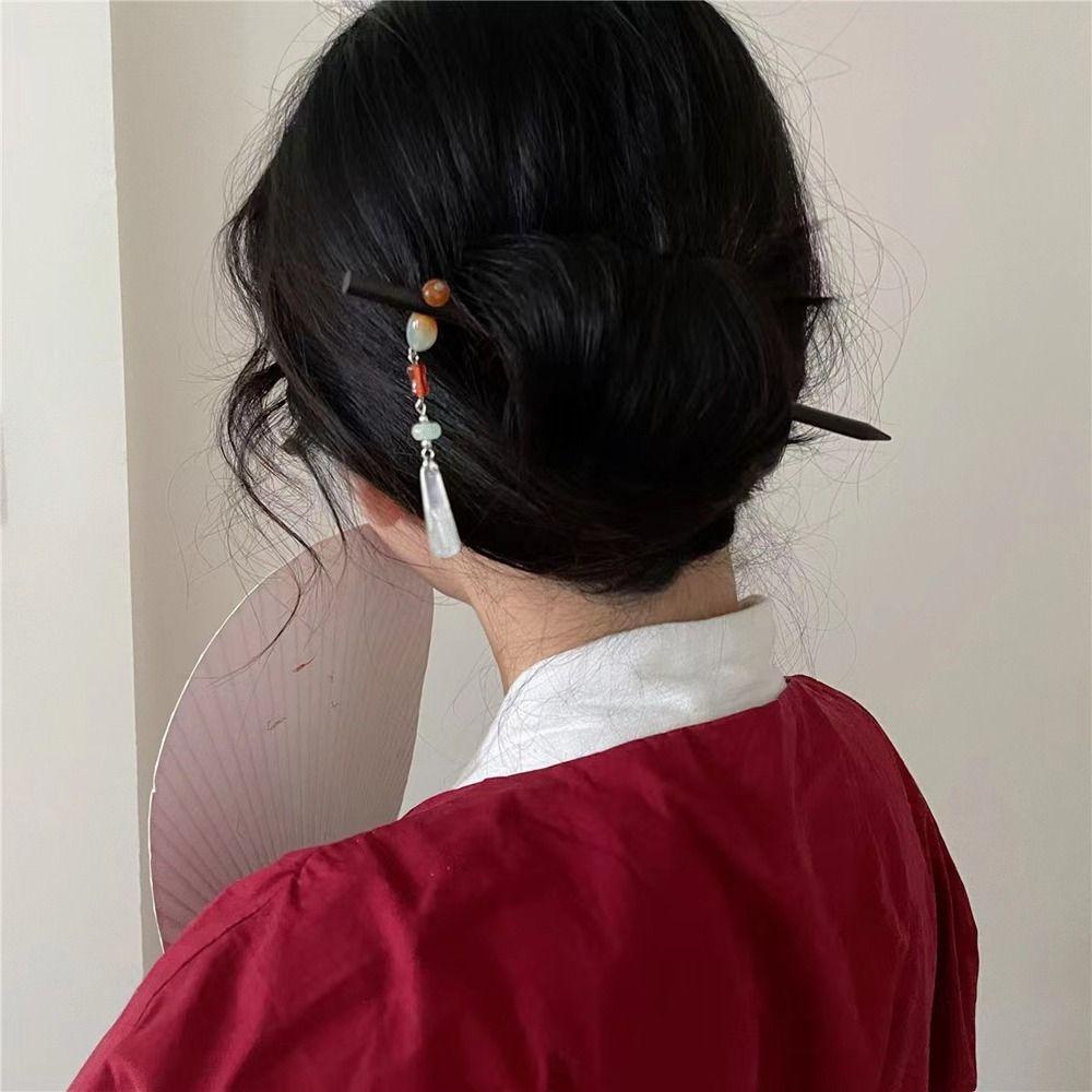 Trâm Cài Tóc Đính Hạt Phong Cách Trung Hoa Thời Trang Cho Nữ